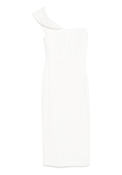 White crepe corset midi dress Alex perry - women ALEX PERRY | D1424WHT